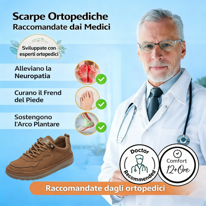 ⏰ Approfitta oggi dello sconto del 60%: non perdere l'occasione! Queste scarpe ortopediche ergonomiche in pelle scamosciata alleviano efficacemente il dolore ai piedi✅️.
