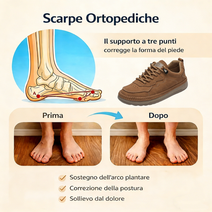 ⏰ Approfitta oggi dello sconto del 60%: non perdere l'occasione! Queste scarpe ortopediche ergonomiche in pelle scamosciata alleviano efficacemente il dolore ai piedi✅️.