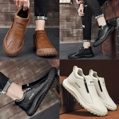 (🎉Ultimo giorno per approfittare dello sconto del 40%, non perdertelo!) 🐂Scarpe ortopediche da uomo, realizzate in pelle di vitello australiana👞 Pelle ✅Cucite a mano, supporto plantare: camminata comoda, allevia il dolore