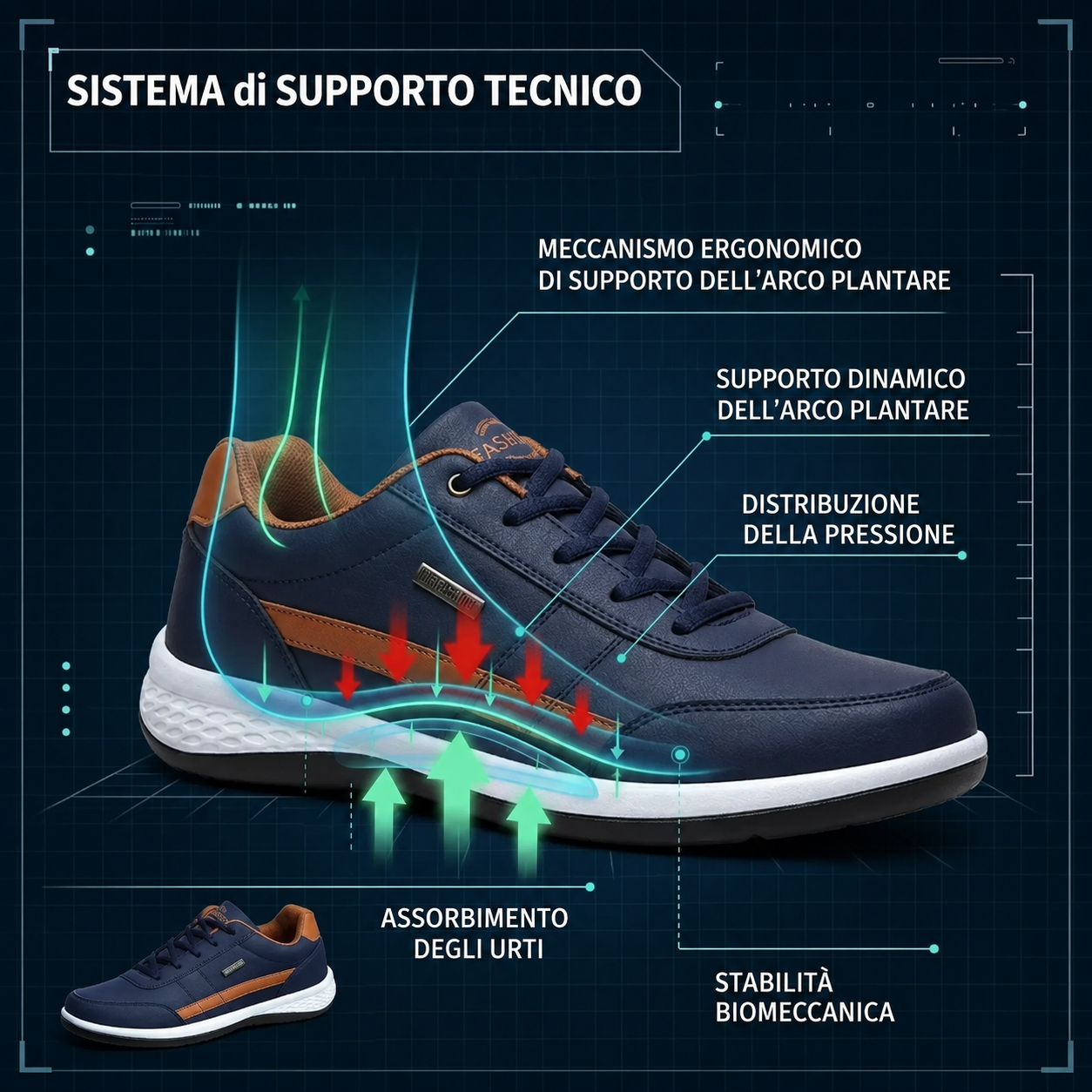 🎉Ultimo giorno! 60% di sconto! ✅ Scarpe mediche plantari progettate specificamente per persone con problemi ai piedi, per alleviare il dolore alla schiena, alle articolazioni e ai piedi.