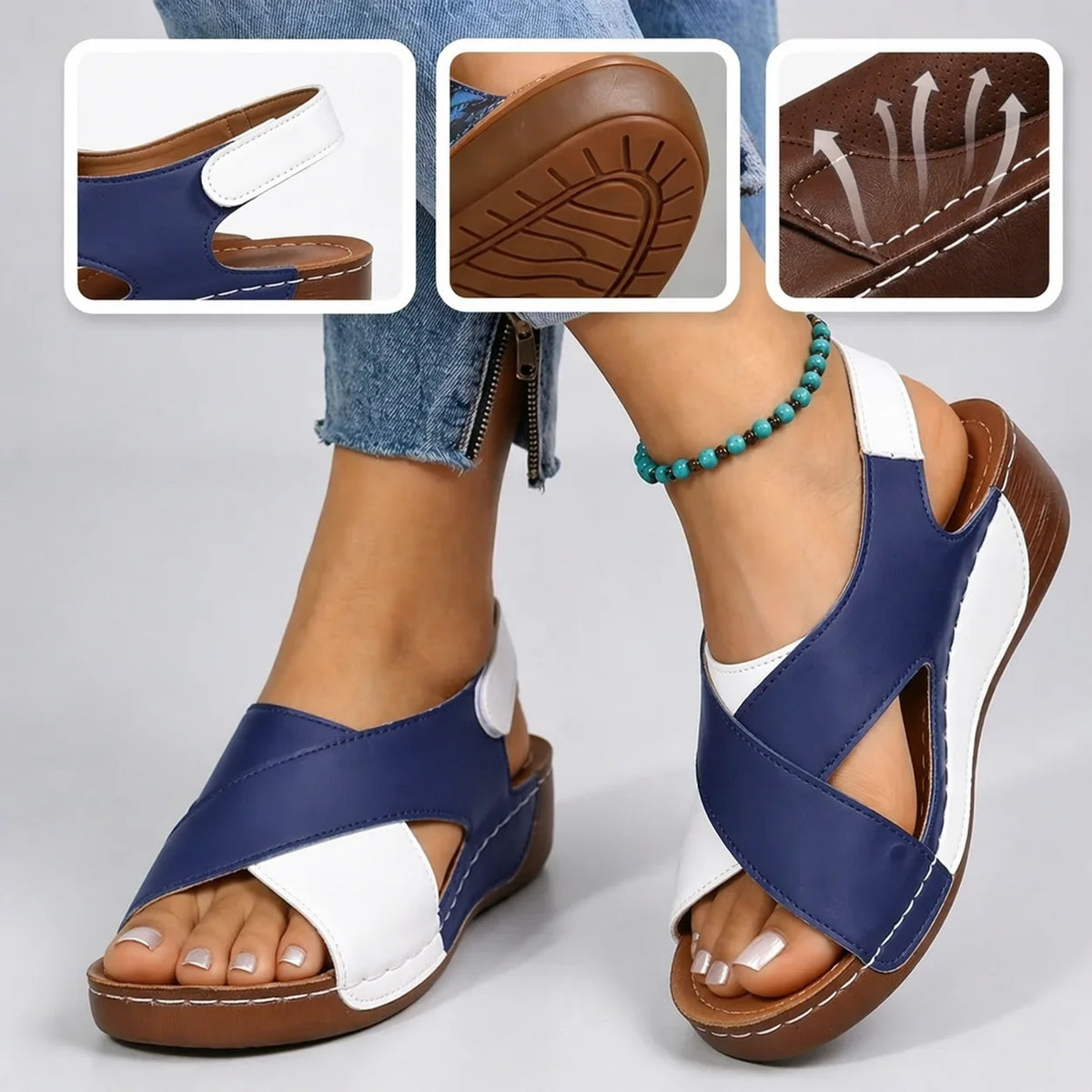 【⏰Sconto del 60% oggi! Da non perdere!】⏰SODAGLEN® Ergonomia — Scarpe da trekking sportive traspiranti da donna (supporto arco plantare per camminate lunghe e giornate impegnative)