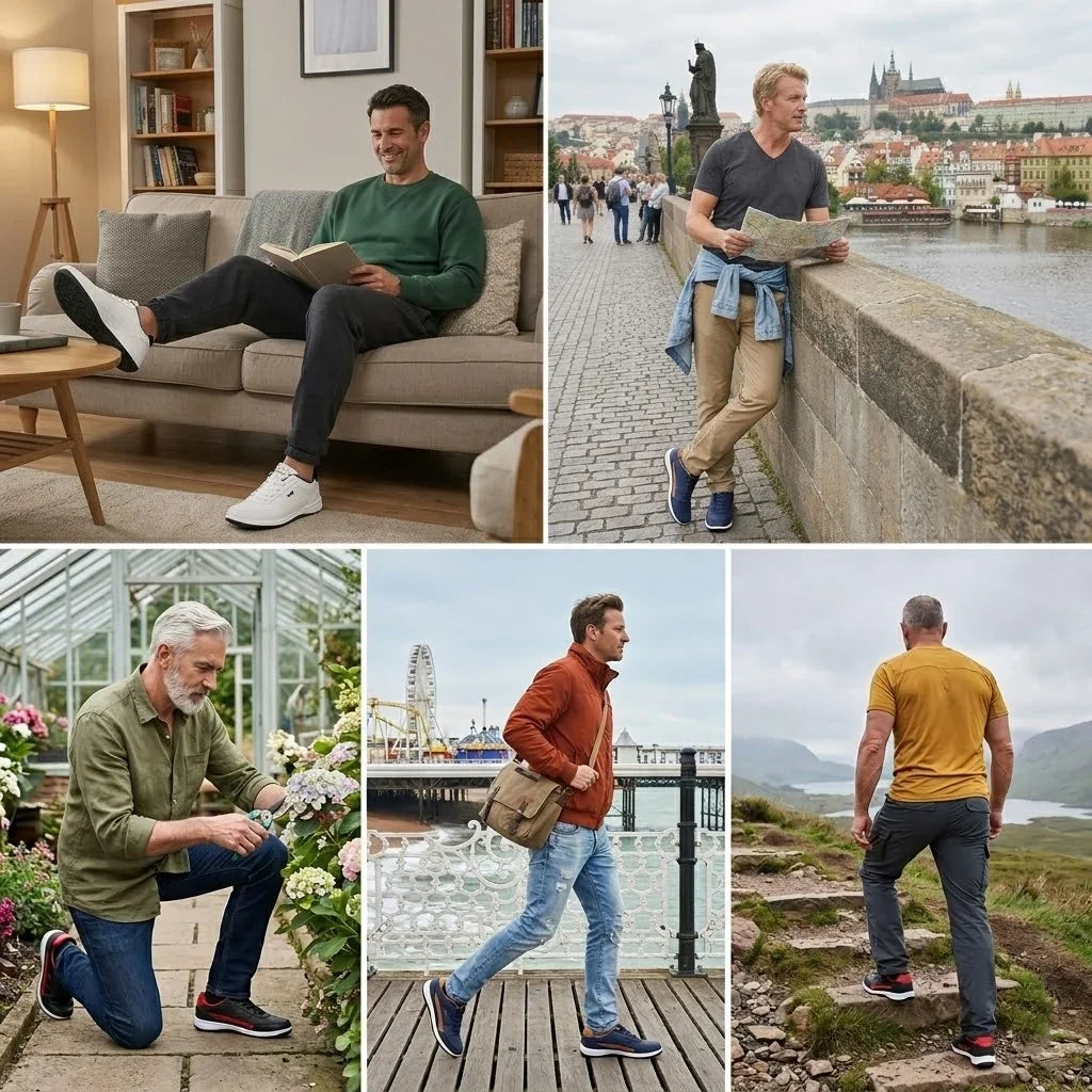🎉Ultimo giorno! 60% di sconto! ✅ Scarpe mediche plantari progettate specificamente per persone con problemi ai piedi, per alleviare il dolore alla schiena, alle articolazioni e ai piedi.