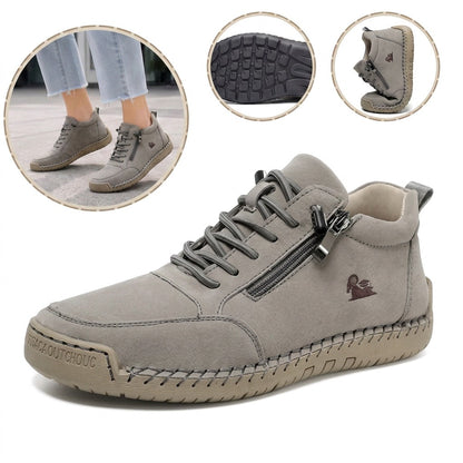 (🔥 Sconto del 50% – Da non perdere!) Calzature selezionate in pelle di vitello – scarpe ortopediche – 👞 – resistenti, antiscivolo e impermeabili (supporto per l'arco plantare, sollievo dal dolore, unisex)
