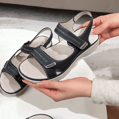 【⏰Sconto del 60% oggi! Da non perdere!】Sandali ergonomici ammortizzanti, massimo comfort per le tue passeggiate✅Ideali per le donne europee.