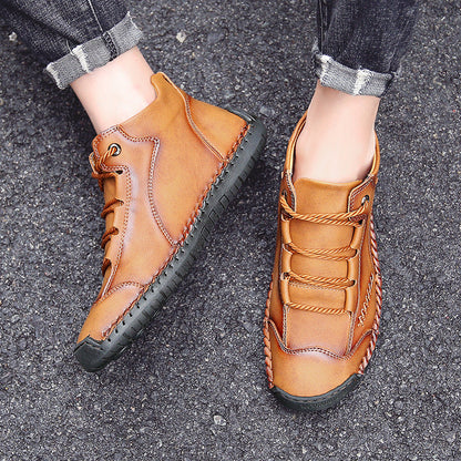 ⏰Sconto del 50% oggi – Non perdere l'occasione!🐂Scarpe ortopediche in pelle bovina da uomo, impermeabili e antiscivolo,🦶che alleviano il dolore ai piedi.