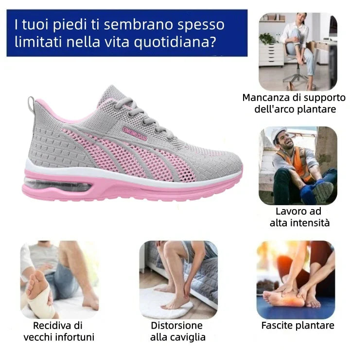 🔥 Sconto del 50% | Scarpe ortopediche CHARHAL® | Offrono supporto all'arco plantare, alleviano il dolore e facilitano la camminata | Adatte sia per uomo che per donna.