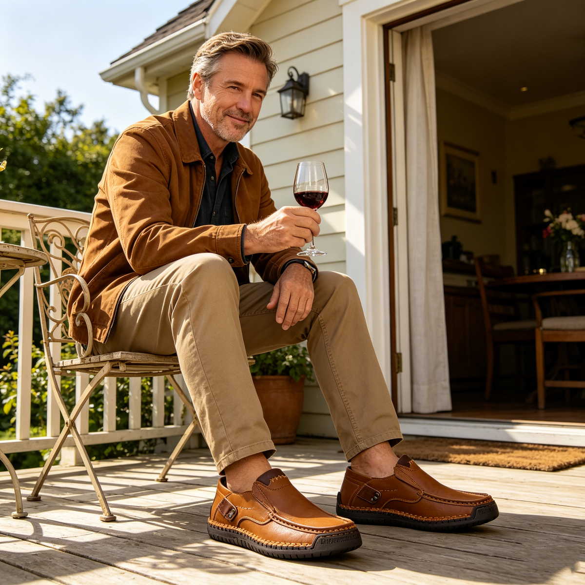 (🔥Sconto del 60% oggi - da non perdere!) SODAGLEN® - Scarpe ortopediche da uomo in pelle ✅ Niente più dolori ai piedi, comfort per tutto il giorno!