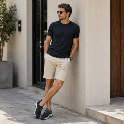🔥Offerta speciale di oggi🦌Scarpe in pelle scamosciata di alta qualità🦶Alleviano il dolore ai piedi e la fascite plantare✅Impermeabili, antiscivolo, morbide e comode