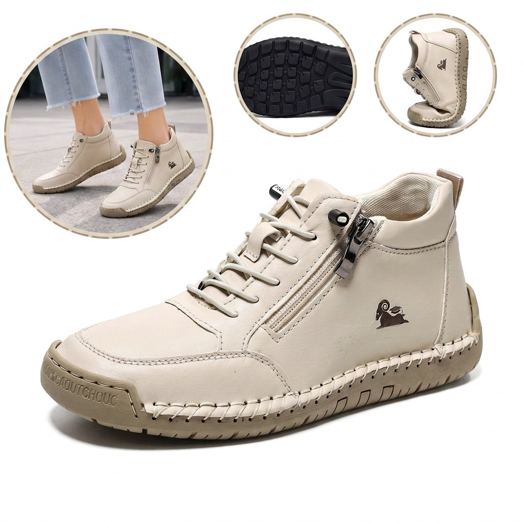 (🔥 Sconto del 50% – Da non perdere!) Calzature selezionate in pelle di vitello – scarpe ortopediche – 👞 – resistenti, antiscivolo e impermeabili (supporto per l'arco plantare, sollievo dal dolore, unisex)