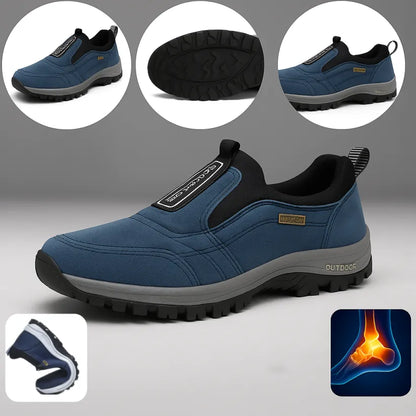 🔥Offerta speciale di oggi🦌Scarpe in pelle scamosciata di alta qualità🦶Alleviano il dolore ai piedi e la fascite plantare✅Impermeabili, antiscivolo, morbide e comode