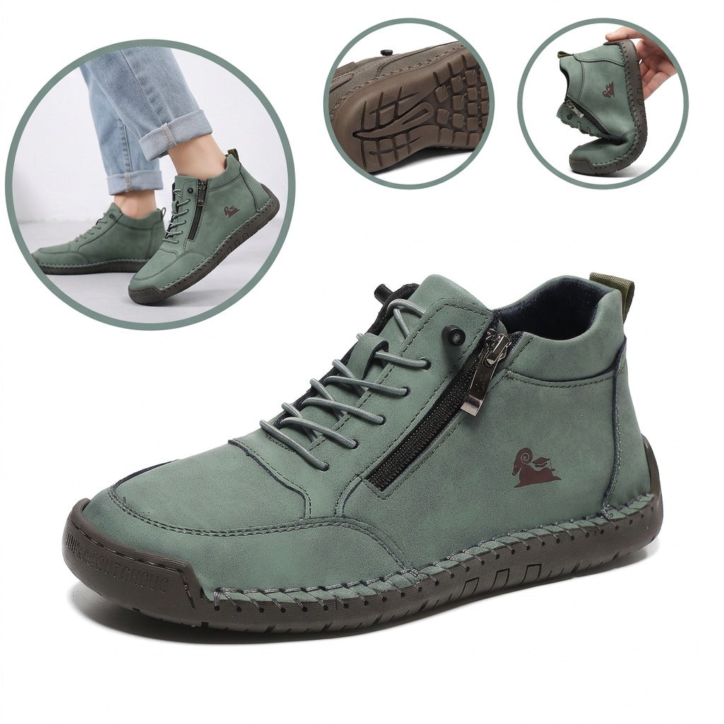 (🔥 Sconto del 50% – Da non perdere!) Calzature selezionate in pelle di vitello – scarpe ortopediche – 👞 – resistenti, antiscivolo e impermeabili (supporto per l'arco plantare, sollievo dal dolore, unisex)