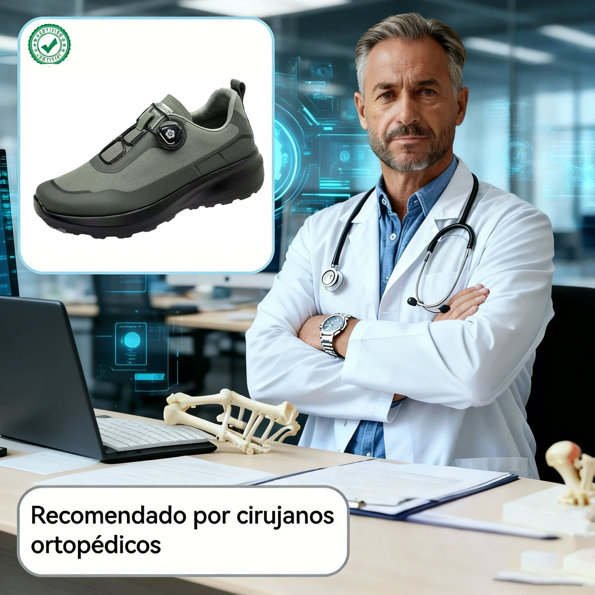 🔥 Sconto del 60% oggi - da non perdere!SODAGLEN® - Sneakers da uomo in pelle con chiusura a rotazione  ✅  Niente più lacci, comfort e stile per tutto il giorno!