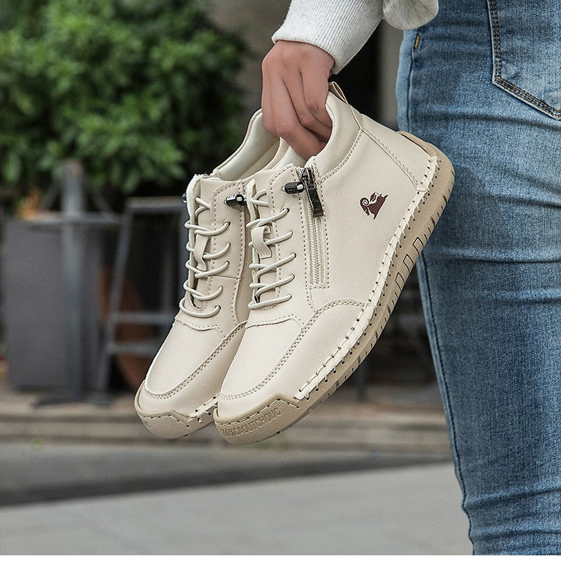 (🔥 Sconto del 50% – Da non perdere!) Calzature selezionate in pelle di vitello – scarpe ortopediche – 👞 – resistenti, antiscivolo e impermeabili (supporto per l'arco plantare, sollievo dal dolore, unisex)