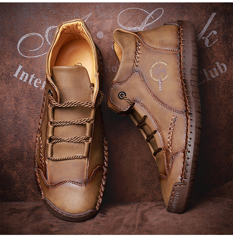 ⏰Sconto del 50% oggi – Non perdere l'occasione!🐂Scarpe ortopediche in pelle bovina da uomo, impermeabili e antiscivolo,🦶che alleviano il dolore ai piedi.