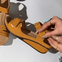 🔥50% di sconto oggi - Da non perdere! Sandali ortopedici estivi, dal design ergonomico ✅Alleviano il dolore, comodi e traspiranti, regolabili con chiusura in velcro✅