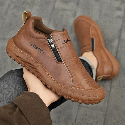 (🎉Ultimo giorno per approfittare dello sconto del 40%, non perdertelo!) 🐂Scarpe ortopediche da uomo, realizzate in pelle di vitello australiana👞 Pelle ✅Cucite a mano, supporto plantare: camminata comoda, allevia il dolore