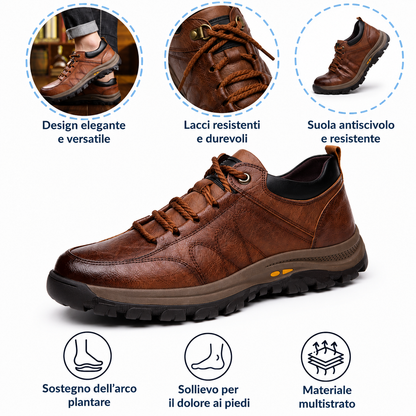 【⏰Sconto del 60% oggi! Da non perdere!】⏰SODAGLEN® Ergonomia --- Sandali morbidi e comodi in pelle di vitello (il supporto dell'arco plantare facilita la camminata)