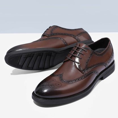 🎁Hoje com 50% de desconto✅Sapatos em pele de alta qualidade - Alivia as dores nas articulações 👞 Caminhada confortável