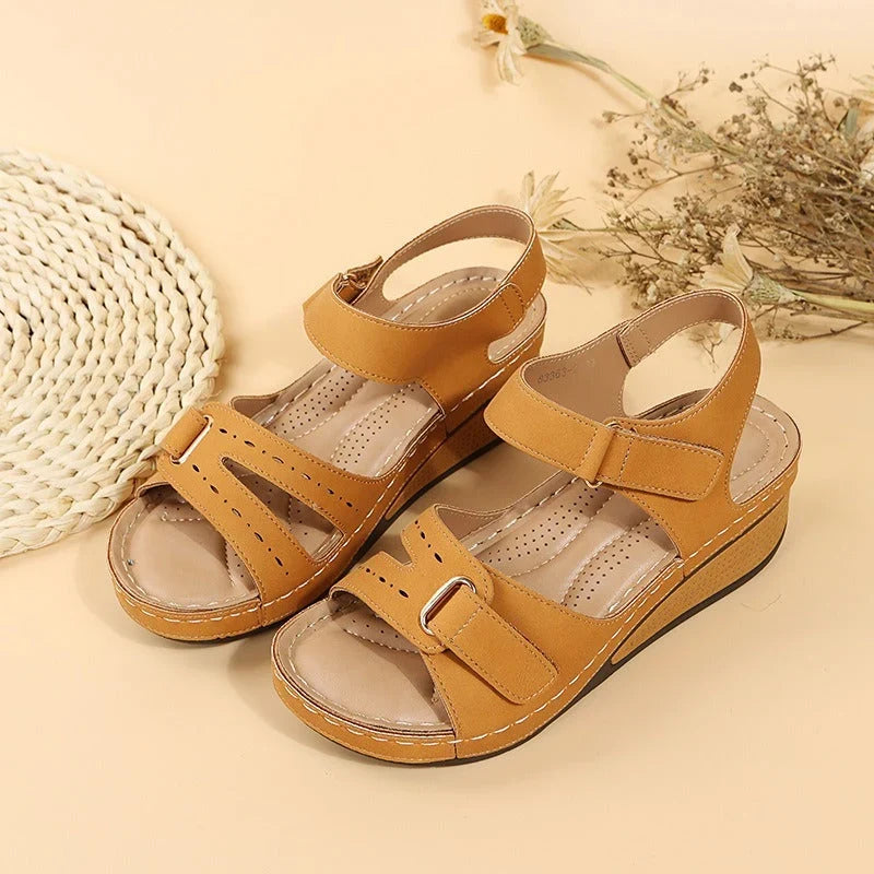 🔥50% di sconto oggi - Da non perdere! Sandali ortopedici estivi, dal design ergonomico ✅Alleviano il dolore, comodi e traspiranti, regolabili con chiusura in velcro✅