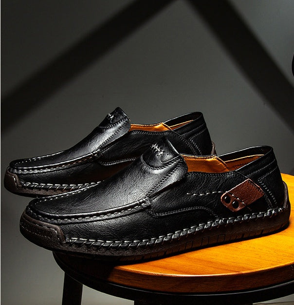 (🔥Sconto del 60% oggi - da non perdere!) SODAGLEN® - Scarpe ortopediche da uomo in pelle ✅ Niente più dolori ai piedi, comfort per tutto il giorno!