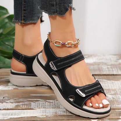 【⏰Sconto del 60% oggi! Da non perdere!】Sandali ergonomici ammortizzanti, massimo comfort per le tue passeggiate✅Ideali per le donne europee.