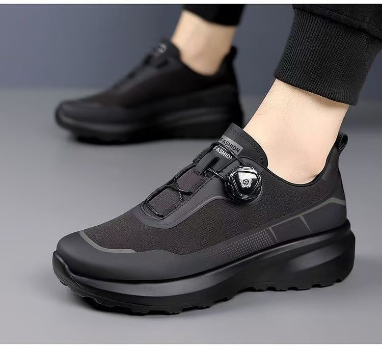 🔥 Sconto del 60% oggi - da non perdere!SODAGLEN® - Sneakers da uomo in pelle con chiusura a rotazione  ✅  Niente più lacci, comfort e stile per tutto il giorno!