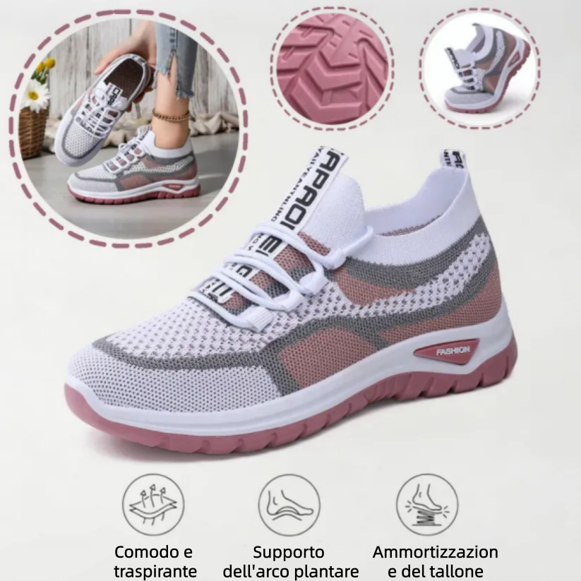 【🎁Ultimo giorno per uno sconto del 50%, non perdertelo!】Scarpe ortopediche ergonomiche con supporto plantare✅️, per camminare senza dolore👞