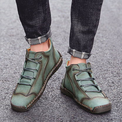 ⏰Sconto del 50% oggi – Non perdere l'occasione!🐂Scarpe ortopediche in pelle bovina da uomo, impermeabili e antiscivolo,🦶che alleviano il dolore ai piedi.