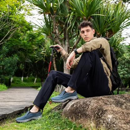 【⏰Sconto del 60% oggi! Da non perdere!】Scarpe ortopediche dal design ergonomico per camminare, con proprietà ammortizzanti✅️Scarpe ortopediche salutari, create appositamente per gli uomini europei.
