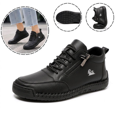 (🔥 Sconto del 50% – Da non perdere!) Calzature selezionate in pelle di vitello – scarpe ortopediche – 👞 – resistenti, antiscivolo e impermeabili (supporto per l'arco plantare, sollievo dal dolore, unisex)