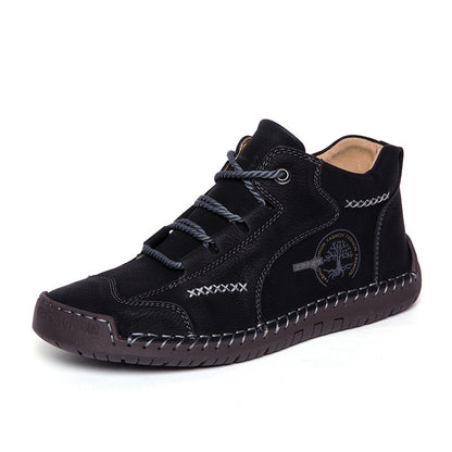 ⏰Sconto del 50% oggi – Non perdere l'occasione!🐂Scarpe ortopediche in pelle bovina da uomo, impermeabili e antiscivolo,🦶che alleviano il dolore ai piedi.